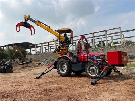 Hydraulic Tractor Mounted Crane Manufacturer, Supplier from Tirupur