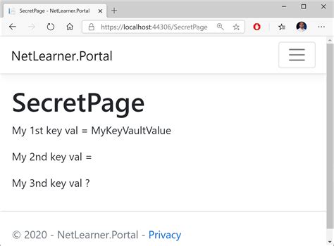 Image result for Net Core 3.1 Console App Key Vault