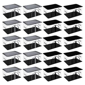 Kuber Industries (Set of 20) Transparent Storage Box for Clothes ...