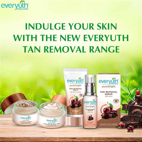 Buy EVERYUTH NATURALS PURE & LIGHT TAN REMOVAL CHOCO CHERRY FACE PACK ...