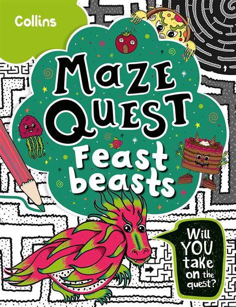 Feast Beasts: Solve 50 Mazes in This Adventure Story for Kids Aged 7 ...