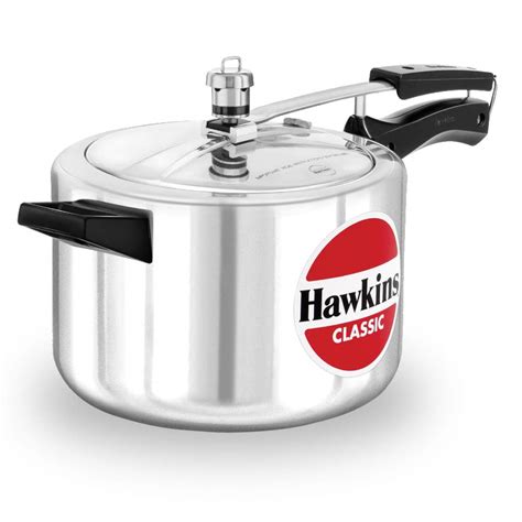 Buy Hawkins Classic Pressure Cooker, 5 Litre, Silver (CL50) Online at ...