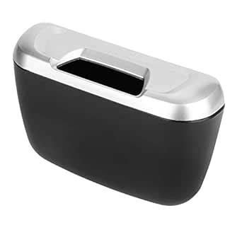 PRAMANTA Car Trash Bins Car Dust Bin Coin Box and Card Holder Garbage ...