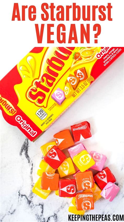 Are Starburst Vegan? Everything You Need to Know - Keeping the Peas