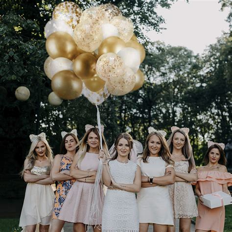 60 Pack Gold Balloons + Gold Confetti Balloons w/Ribbon | Balloons Gold ...