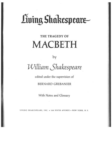 Image result for Macbeth Script