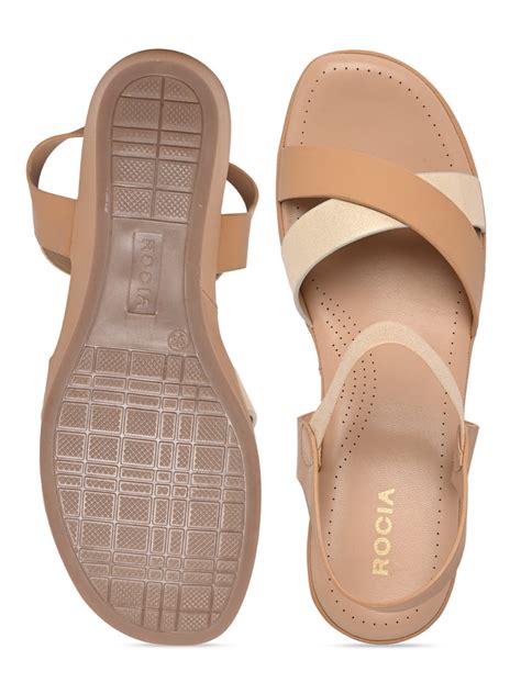 Shop Rocia By Regal Beige Women Casual Wedge Sandals 58056BEIGE