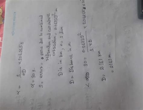 If the sensitivity of the bubble tube of a level is 30 of arc per ...