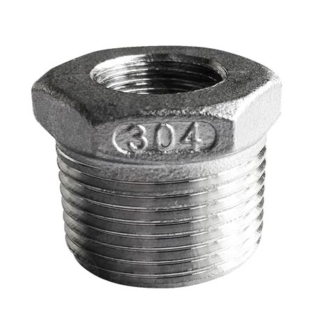 Bucha Reducao Rosca Macho 3/4 X 3/8 Bsp Inox 304