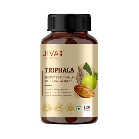 Jiva Triphala Tablet (120 Tablets) |Supports Gut Health & Immune System ...