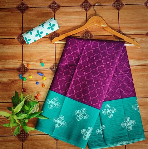 Pure Mul cotton Hand Block Priny saree with Blouse. – fab-persona