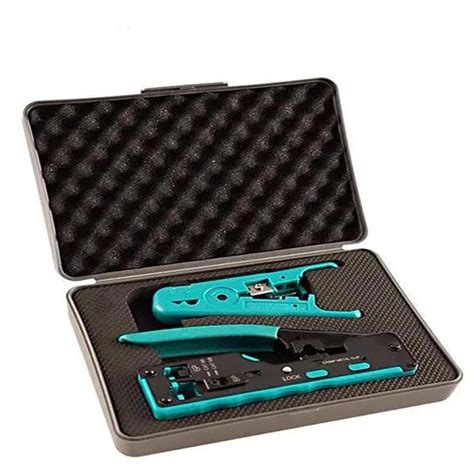 COOLCOLD Crimping Tool, RJ45 Crimp Tool Kit Ethernet Crimper Cat5 Cat5e ...