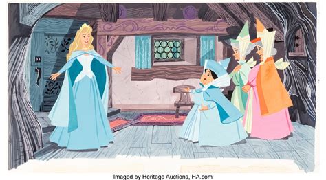 Sleeping Beauty and the Good Fairies Flora, Fauna, and Merryweather ...