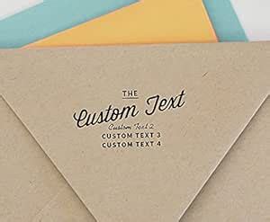 Printtoo Custom Shop Name Business Address Personalized Rubber Stamp ...
