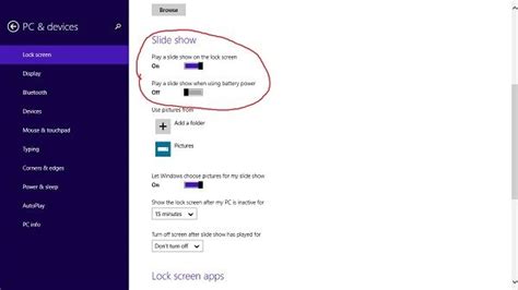 Image result for How to Set Up Lock Screen Slideshow