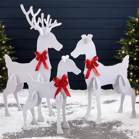 Best Choice Products XMAS Deer Outdoor Large Lawn Holiday Decor, 3 ...