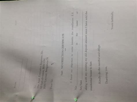 Sailing Ship: Name Change on BESCOM Electrical connection in Bangalore