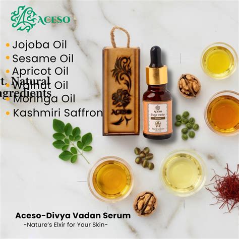 Aceso Divya Vadan Face Serum for Every Skin Type – Aceso Oil and Herbs