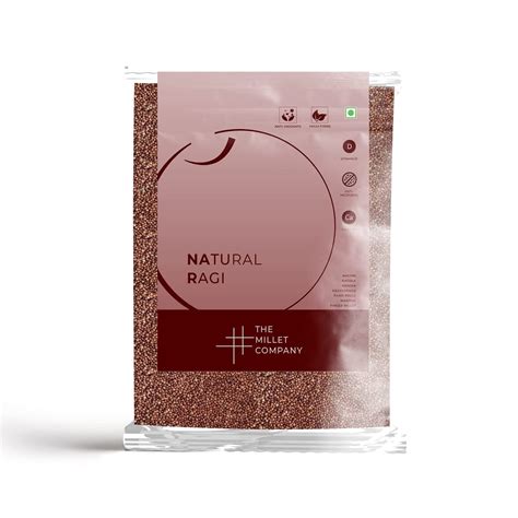 Buy The Millet Company Natural Ragi 1 kg, Nachni, Finger Millet, Gluten ...
