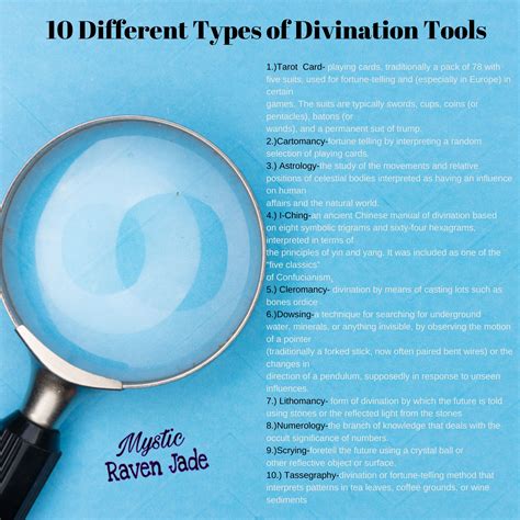 10 types of divination tools – Artofit