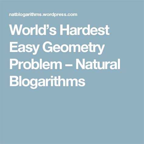 Very Hard Geometry Problems 的图像结果
