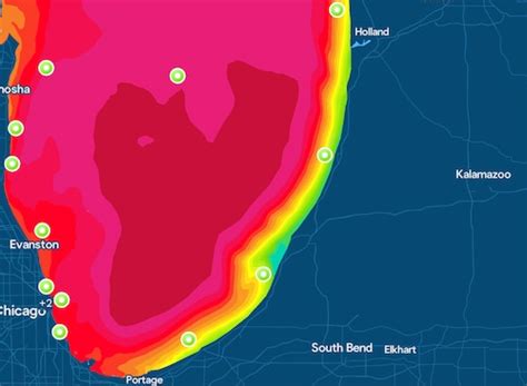 Water temperatures plummet at some Lake Michigan beaches as cold ...