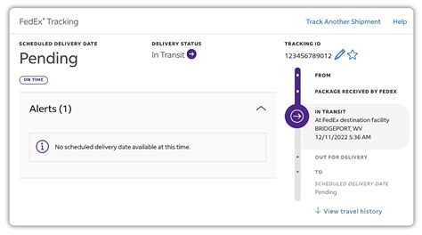 Image result for FedEx Tracking Number Example