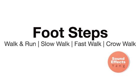 Foot Steps Walking Sound Effects Free Download - YouTube