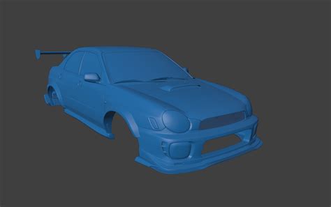 🚗 RC BODY Subaru Impreza WRX STi 2001 3D PRINT STL・ STL File for 3D ...