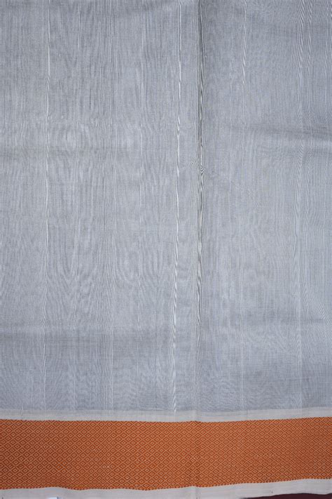 Paisley Buttas Stone Blue Traditional Silk Cotton Saree – Sundari Silks