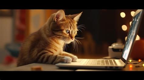 Cat Using Computer 的图像结果