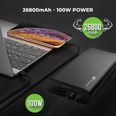 Juice-UP 100W Power Bank | QC-PD -PPS 26800mAh | 94.7Wh UM1107 ...