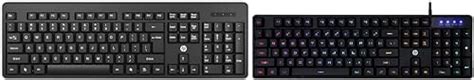 Amazon.in: Buy HP K160 Wireless Keyboard, Black K300 Backlit Membrane ...
