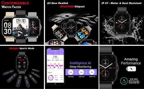 Maxima Max Pro X6 Calling Smartwatch with premium Speaker & Mic ...