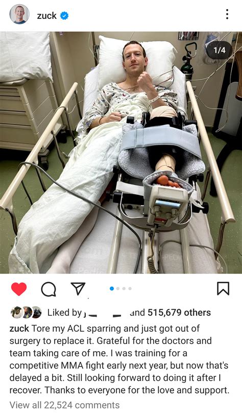 Mark Zuckerberg undergoes knee surgery after suffering injury while ...