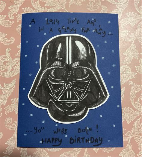birthday card | Diy star wars gifts, Star wars diy, Star wars happy ...