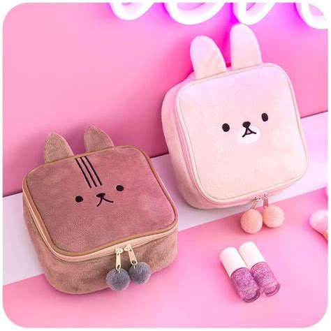 rabbit makeup bag