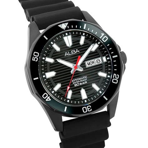 ALBA Ebony Black Dial Mechanical Men's Watch AL4463X1 – Sai Creations ...
