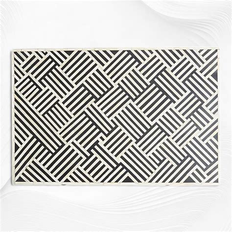 Optical Inlay Coffee Table Black | Luxury Centre Table – Luxury Handicrafts