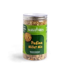 Krafted Millets Roasted Pudina Millet Mix | No Palm Oil, No Maida ...