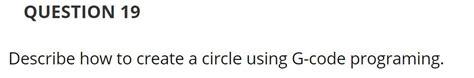 Image result for How to Program a Circle in G Code Using R