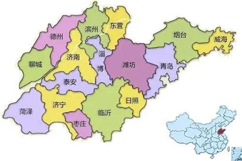 山东淄博下辖的8个行政区域一览_总面积