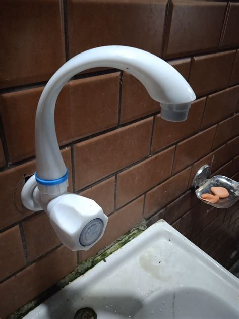 Jogi White Polished Wall Mounted Standard Size 1/2" PVC Water Taps for ...