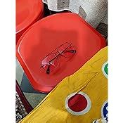 Buy VisionsIndia Unisex Square Sunglasses Black Frame, Black Lens (Lens ...