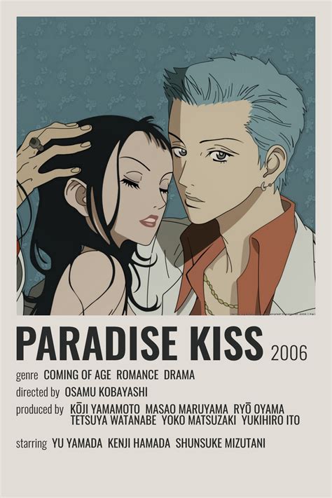 paradise kiss poster | Anime, Anime shows, Anime reccomendations