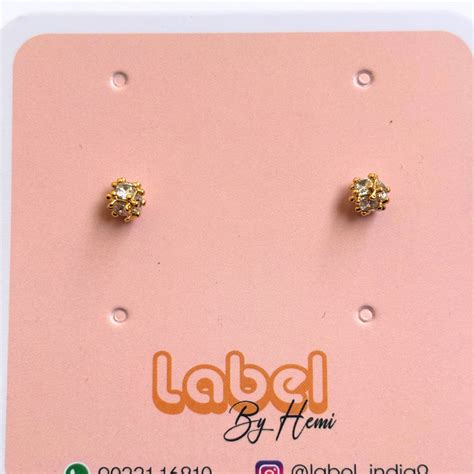 stone balls earrings – Label By Hemi