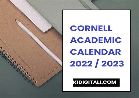 Cornell Calendar 2425 | Plan Your Year Easily!