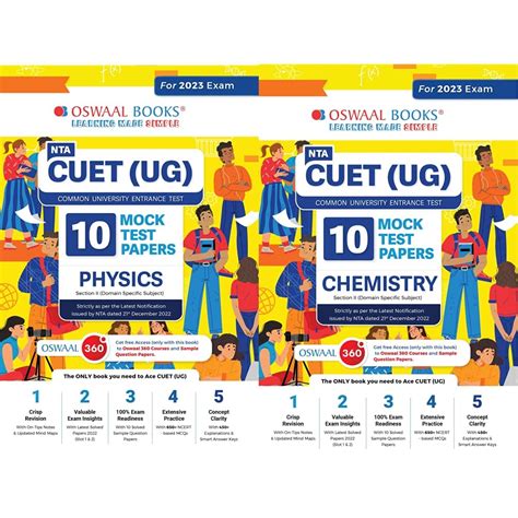 Buy Oswaal NTA CUET (UG) Mock Test Sample Question Papers Physics ...