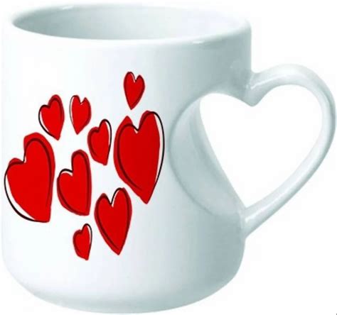 Corporate Gifts - Plain Ceramic Sublimation Inner Handle Color Mug, For ...