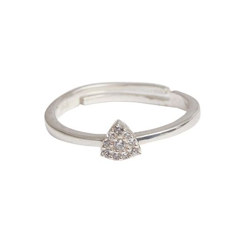 Simulant CZ 925 Sterling Silver Adjustable Ring – VOYLLA
